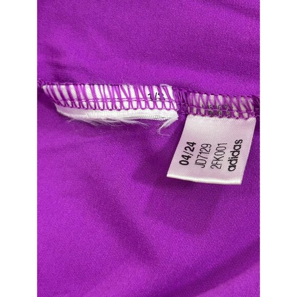 Adidas Men’s Training Tank Top Purple Blue S Logo Slim Activewear Gym Workout - Picture 14 of 15